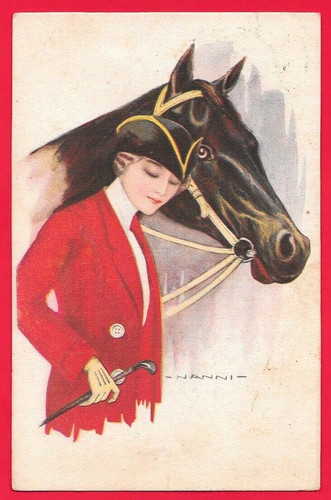 Donna con cavallo - donna,