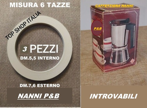 Pezzi guarnizione tazze - 3,