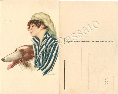 Donna con cane collie - donna,