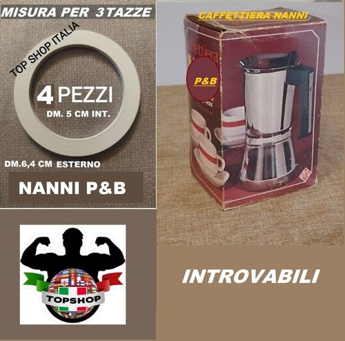 Pezzi guarnizione tazze - 4,